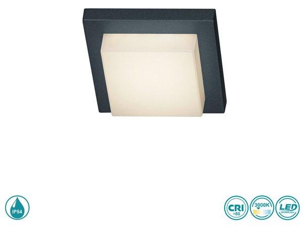 Απλίκα Εξωτερικού Χώρου Trio Lighting Hondo 228960142 Ανθρακί