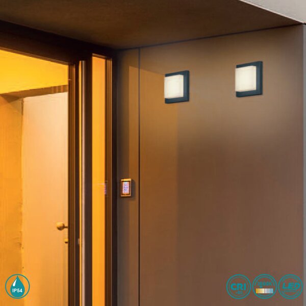 Απλίκα Εξωτερικού Χώρου Trio Lighting Hondo 228960142 Ανθρακί