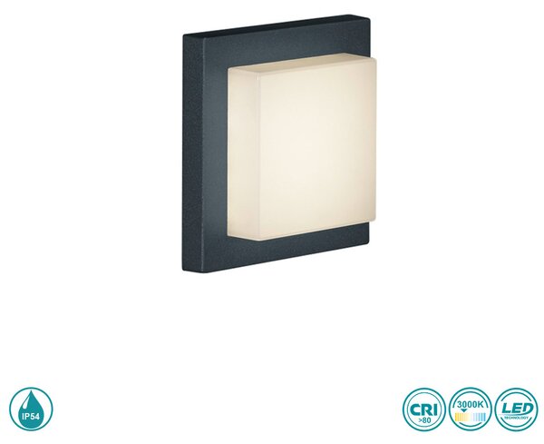Απλίκα Εξωτερικού Χώρου Trio Lighting Hondo 228960142 Ανθρακί