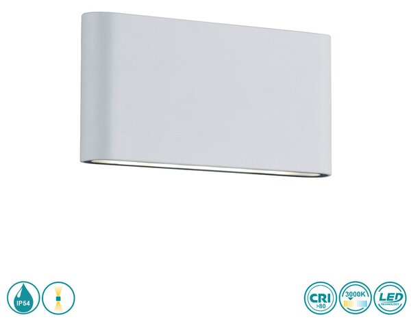 Απλίκα Εξωτερικού Χώρου Trio Lighting Thames 227660231 Λευκή
