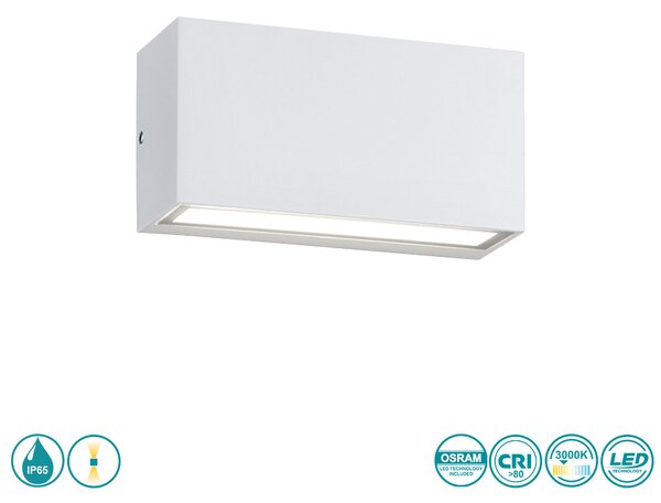Απλίκα Εξωτερικού Χώρου Trio Lighting Trent 226960231 Λευκή