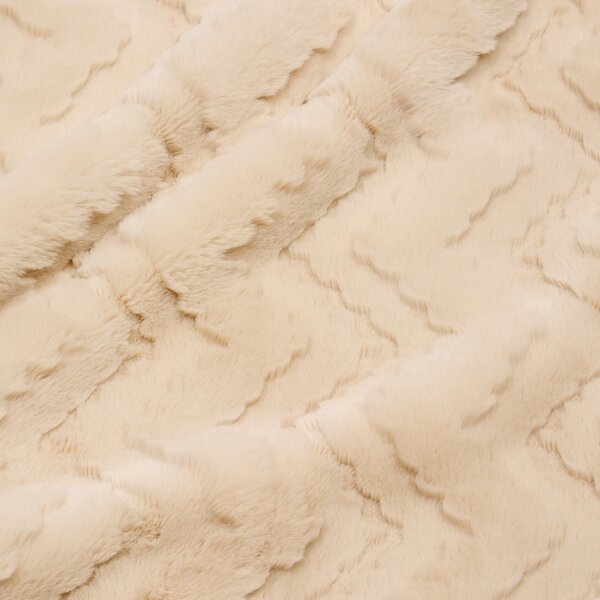 Κουβέρτα Γούνινη Ημίδιπλη (180x230) A-S Nalia Beige 223225A