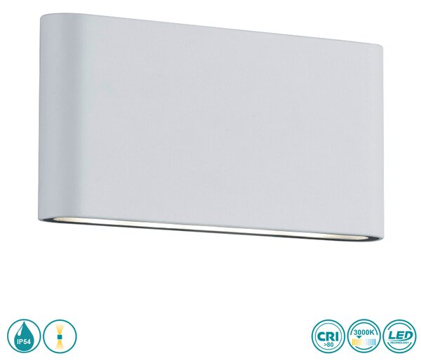Απλίκα Εξωτερικού Χώρου Trio Lighting Thames 227660231 Λευκή