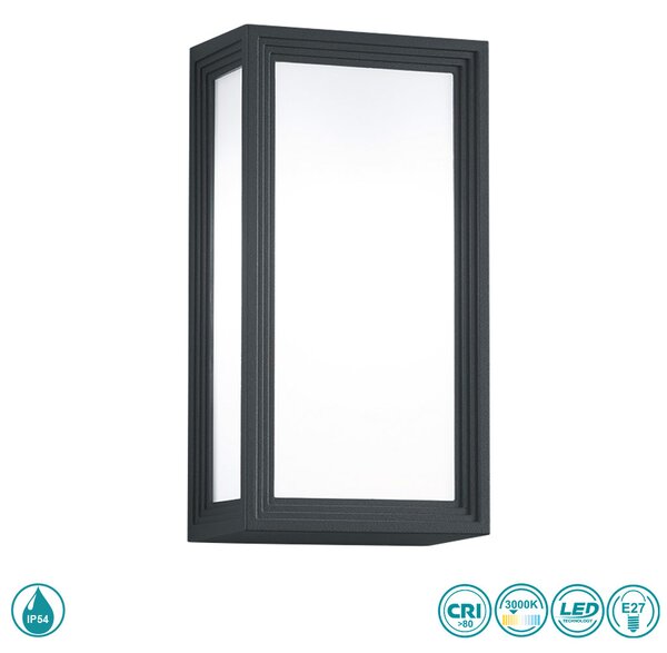 Απλίκα Εξωτερικού Χώρου Trio Lighting Timok 228060142 Ανθρακί