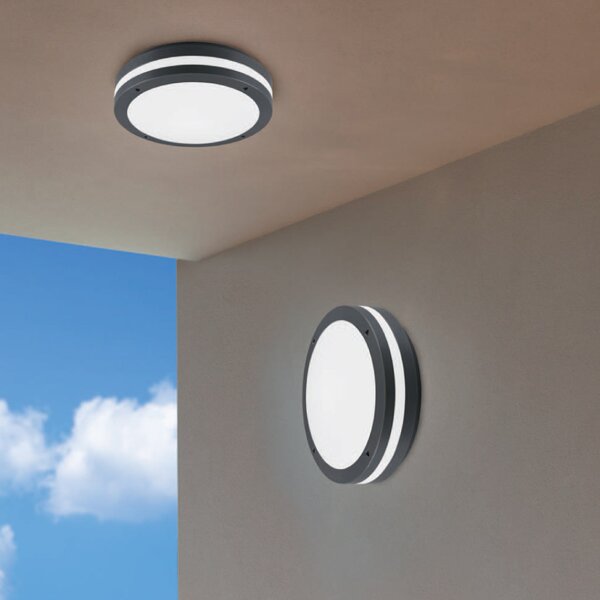 Φωτιστικό Οροφής Εξωτερικού Χώρου RL Lighting Kendal R62151142 Ανθρακί