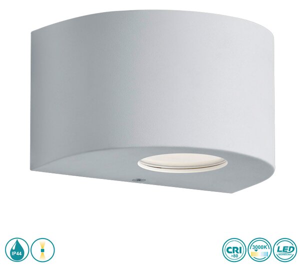 Απλίκα Εξωτερικού Χώρου RL Lighting Rosario R28232631 Λευκό Ματ