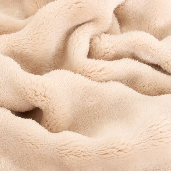 Κουβέρτα Γούνινη Ημίδιπλη (180x230) A-S Zephy Beige 223384B