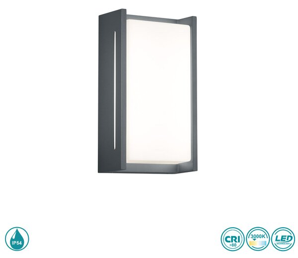 Απλίκα Εξωτερικού Χώρου Trio Lighting Indus 227360142 Ανθρακί