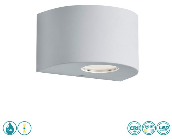 Απλίκα Εξωτερικού Χώρου RL Lighting Rosario R28232631 Λευκό Ματ