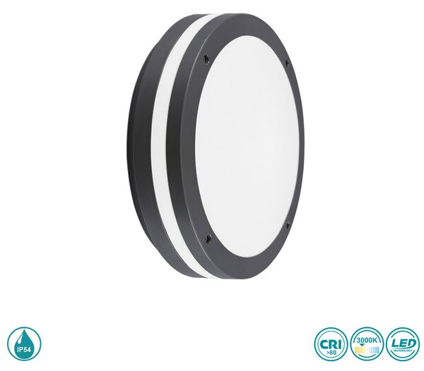 Φωτιστικό Οροφής Εξωτερικού Χώρου RL Lighting Kendal R62151142 Ανθρακί