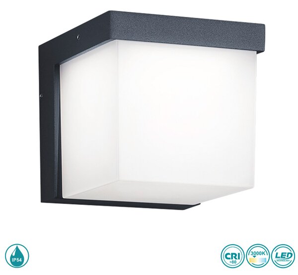 Απλίκα Εξωτερικού Χώρου Trio Lighting Yangtze 228260142 Ανθρακί