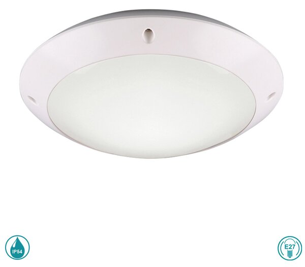 Φωτιστικό Οροφής Reality Lighting -RL CAMARO R60501031 Λευκό Ματ (White Mat)