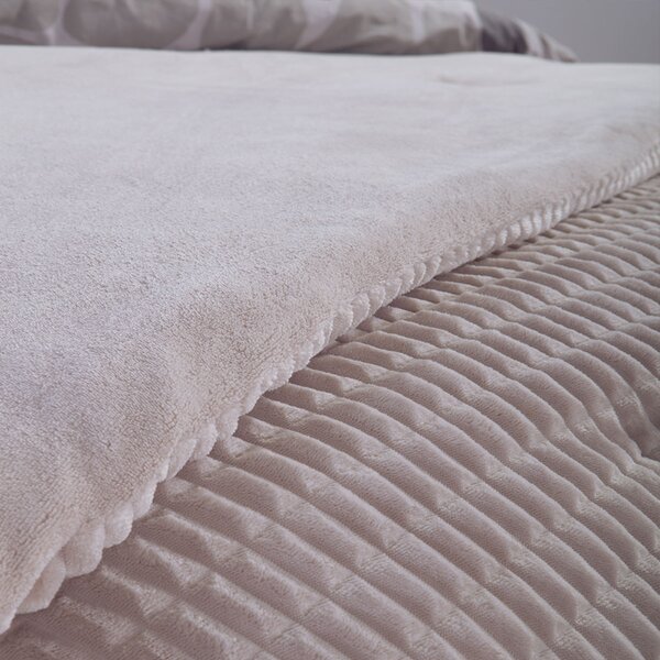 Κουβερτοπάπλωμα Μονό (160x220) Nef-Nef Homeware Elaisa Cream