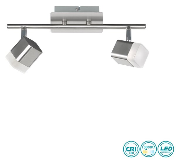 Σποτ RL Lighting Roubaix R82152107 Νίκελ Ματ