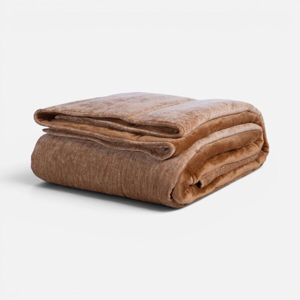 Κουβερτοπάπλωμα Υπέρδιπλο (240x220) Nef-Nef Homeware Vania Caramel