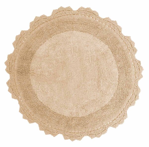 Πατάκι Μπάνιου (Φ60) Anna Riska Lace Beige