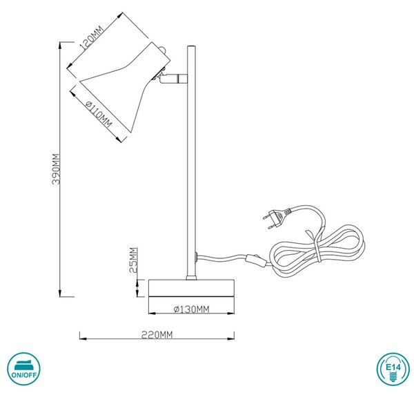 Πορτατίφ RL Lighting Nina R50161002