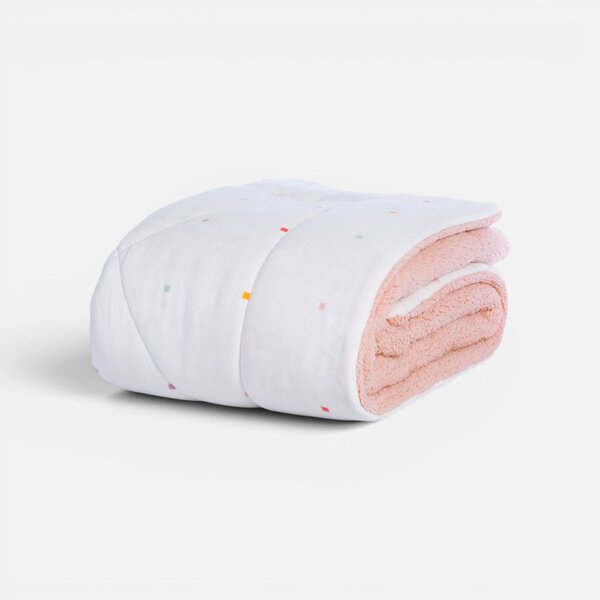 Κουβερτοπάπλωμα Μονό (160x220) Nef-Nef Homeware Junior Dots Ecru