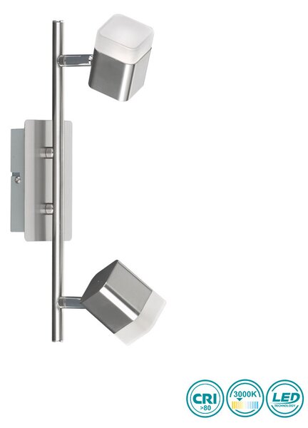 Σποτ RL Lighting Roubaix R82152107 Νίκελ Ματ