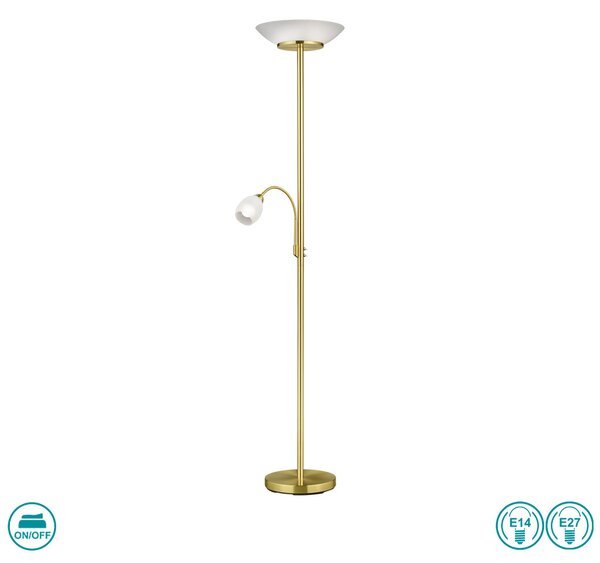 Φωτιστικό Δαπέδου RL Lighting Gerry R40063108 Χρυσό Ματ