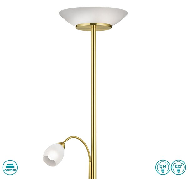 Φωτιστικό Δαπέδου RL Lighting Gerry R40063108 Χρυσό Ματ