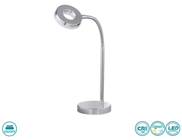 Πορτατίφ Γραφείου RL Lighting Rennes R52411106 Χρώμιο