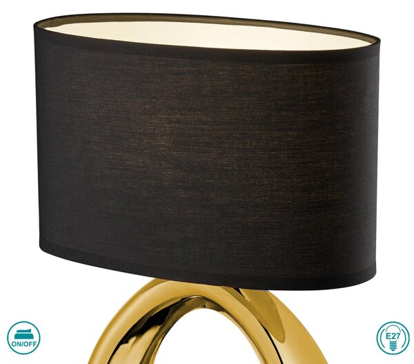 Λάμπα Επιτραπέζια RL Lighting Gizeh R50841079 Χρυσή