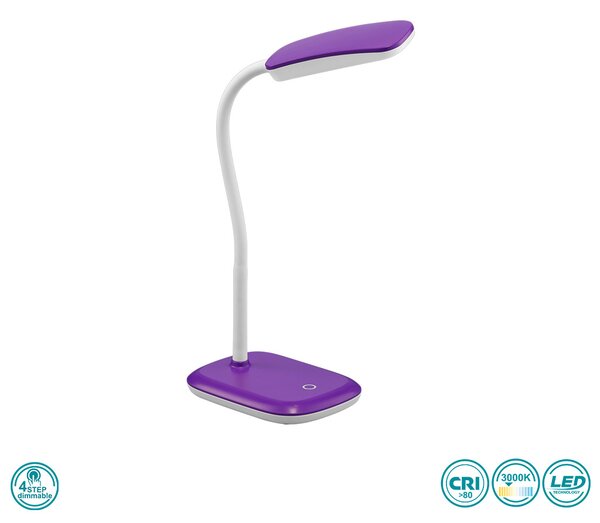 Πορτατίφ Γραφείου RL Lighting Boa R52431193 Μωβ