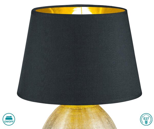 Λάμπα Επιτραπέζια RL Lighting Luxor R50631079 Χρυσή