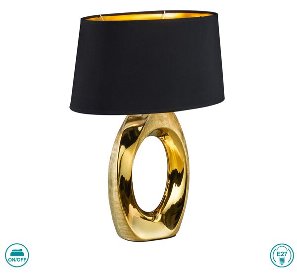Λάμπα Επιτραπέζια RL Lighting Taba R50521079 Χρυσή