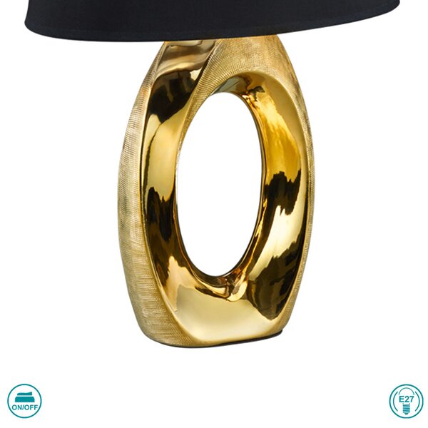 Λάμπα Επιτραπέζια RL Lighting Taba R50521079 Χρυσή