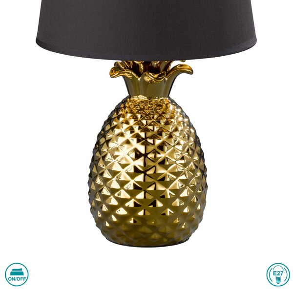 Λάμπα Επιτραπέζια RL Lighting Pineapple R50431079 Χρυσή