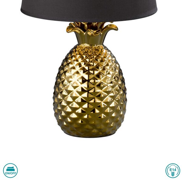 Λάμπα Επιτραπέζια RL Lighting Pineapple R50421079 Χρυσή
