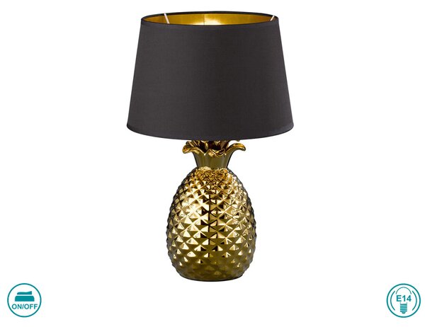 Λάμπα Επιτραπέζια RL Lighting Pineapple R50421079 Χρυσή