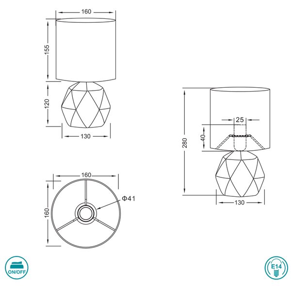Πορτατίφ RL Lighting Pike R50831087 Γκρι Τιτανίου