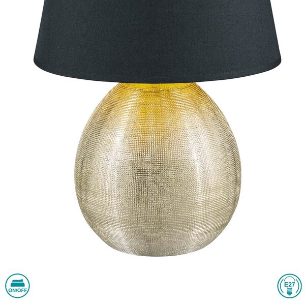 Λάμπα Επιτραπέζια RL Lighting Luxor R50631079 Χρυσή
