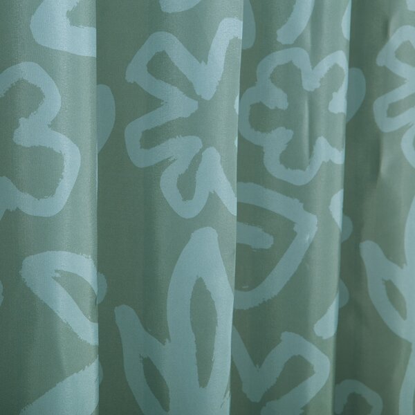 Κουρτίνα Μπάνιου (180x200) Με Τρουκς Nef-Nef Homeware Harmony Green