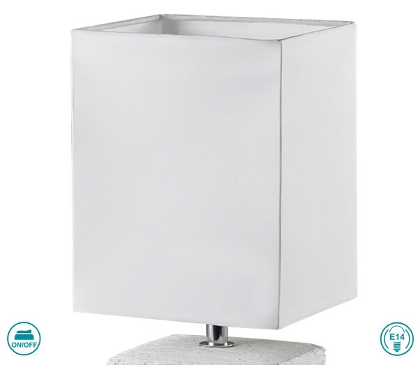 Λάμπα Επιτραπέζια RL Lighting Ping R50131001 Λευκό
