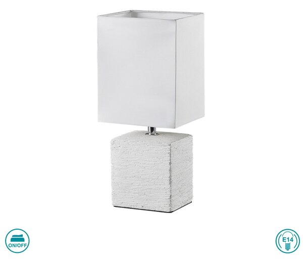 Λάμπα Επιτραπέζια RL Lighting Ping R50131001 Λευκό