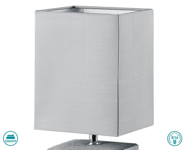 Λάμπα Επιτραπέζια RL Lighting Ping R50131087 Γκρι Τιτανίου