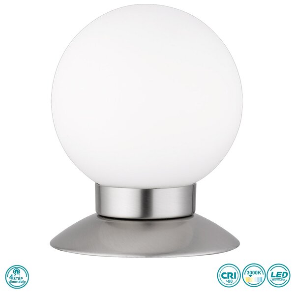 Πορτατίφ RL Lighting Princess R52551907 Νίκελ Ματ