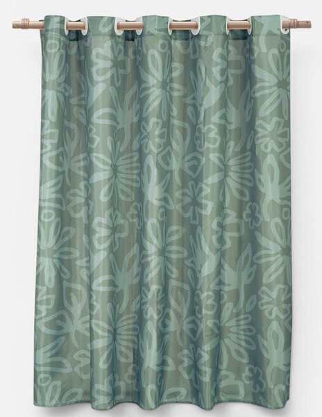 Κουρτίνα Μπάνιου (180x200) Με Τρουκς Nef-Nef Homeware Harmony Green