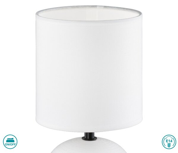 Λάμπα Επιτραπέζια RL Lighting Luci R50351001 Λευκή