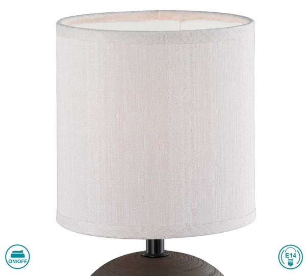 Λάμπα Επιτραπέζια RL Lighting Luci R50351026 Καφέ