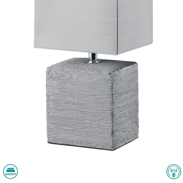 Λάμπα Επιτραπέζια RL Lighting Ping R50131087 Γκρι Τιτανίου
