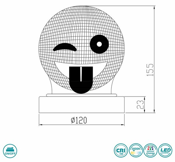Πορτατίφ RL Lighting Smiley R52641106