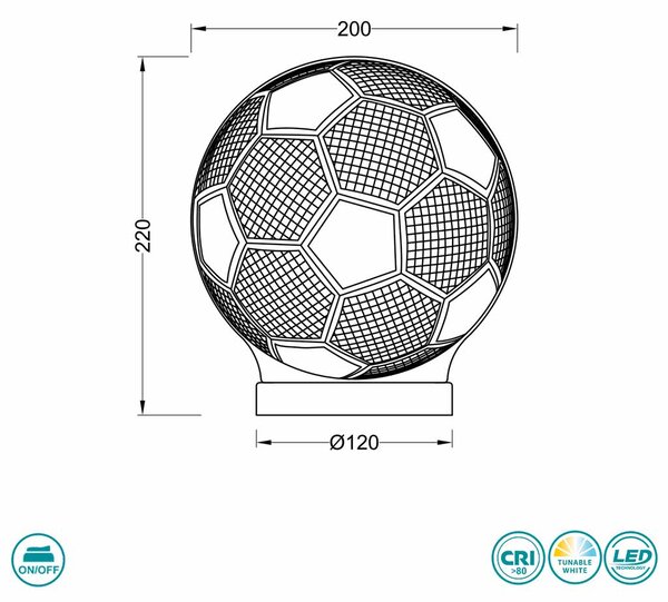 Πορτατίφ RL Lighting Ball R52471106