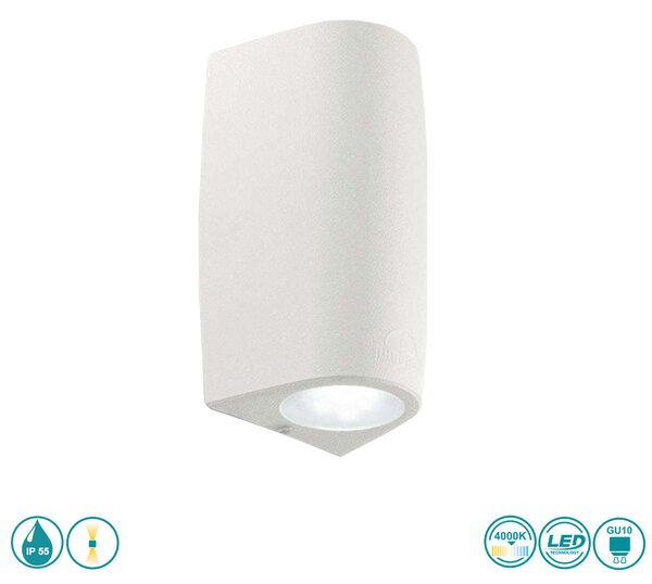 Απλίκα Up-Down Εξωτερικού Χώρου Fumagalli Marta 90 2L 2A4.000.WXU2L Λευκή
