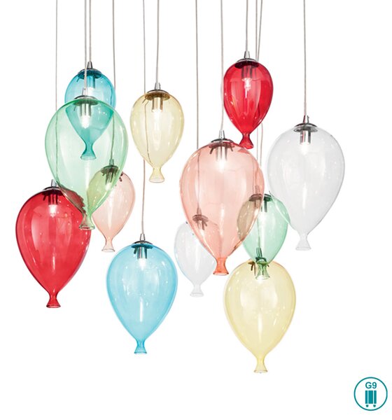 Φωτιστικό Κρεμαστό Ideal Lux Clown 100951 Πολύχρωμο