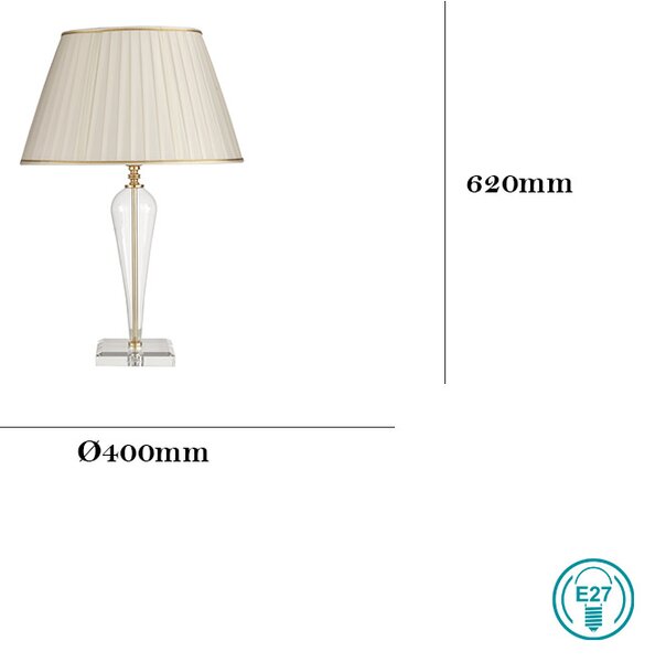 Λάμπα Επιτραπέζια Ondaluce Lg.Ravel/Oro TC.3120D40